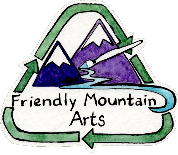 Friendly Mountain Arts, Live wedding painter in Colorado.