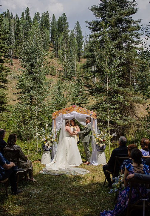 A four-day, nature-focused micro wedding in the San Juan Mountains with just 18 guests. Photo: Liam Gordon